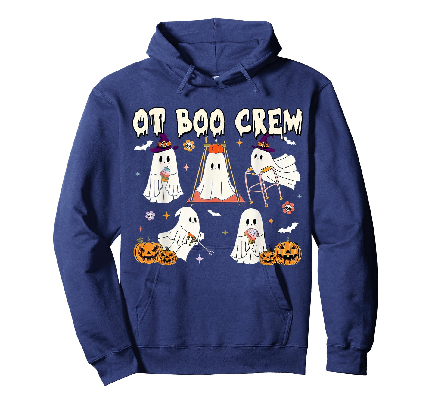 Funny Halloween Cute Boo Crew Occupational Therapy Clothing T-Shirt