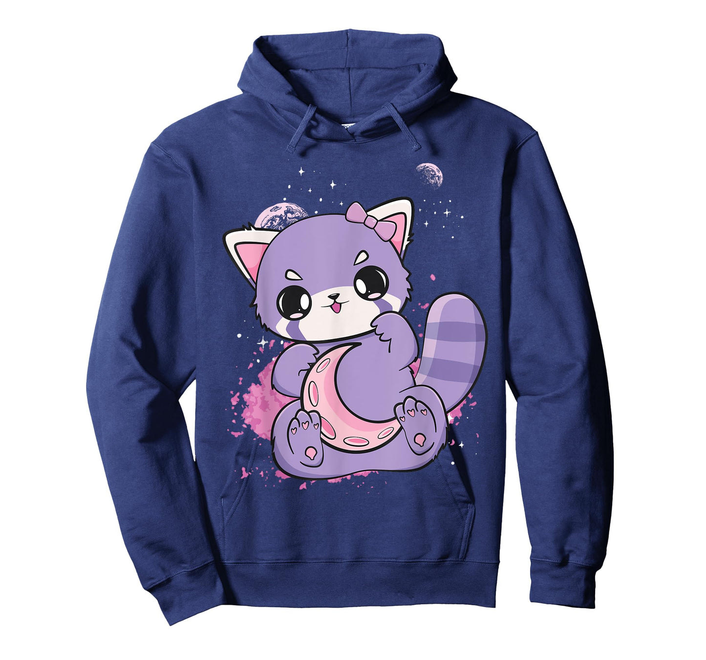 Pink Decora Fairy Kei Red Panda Moon Otaku Anime Nugoth T-Shirt