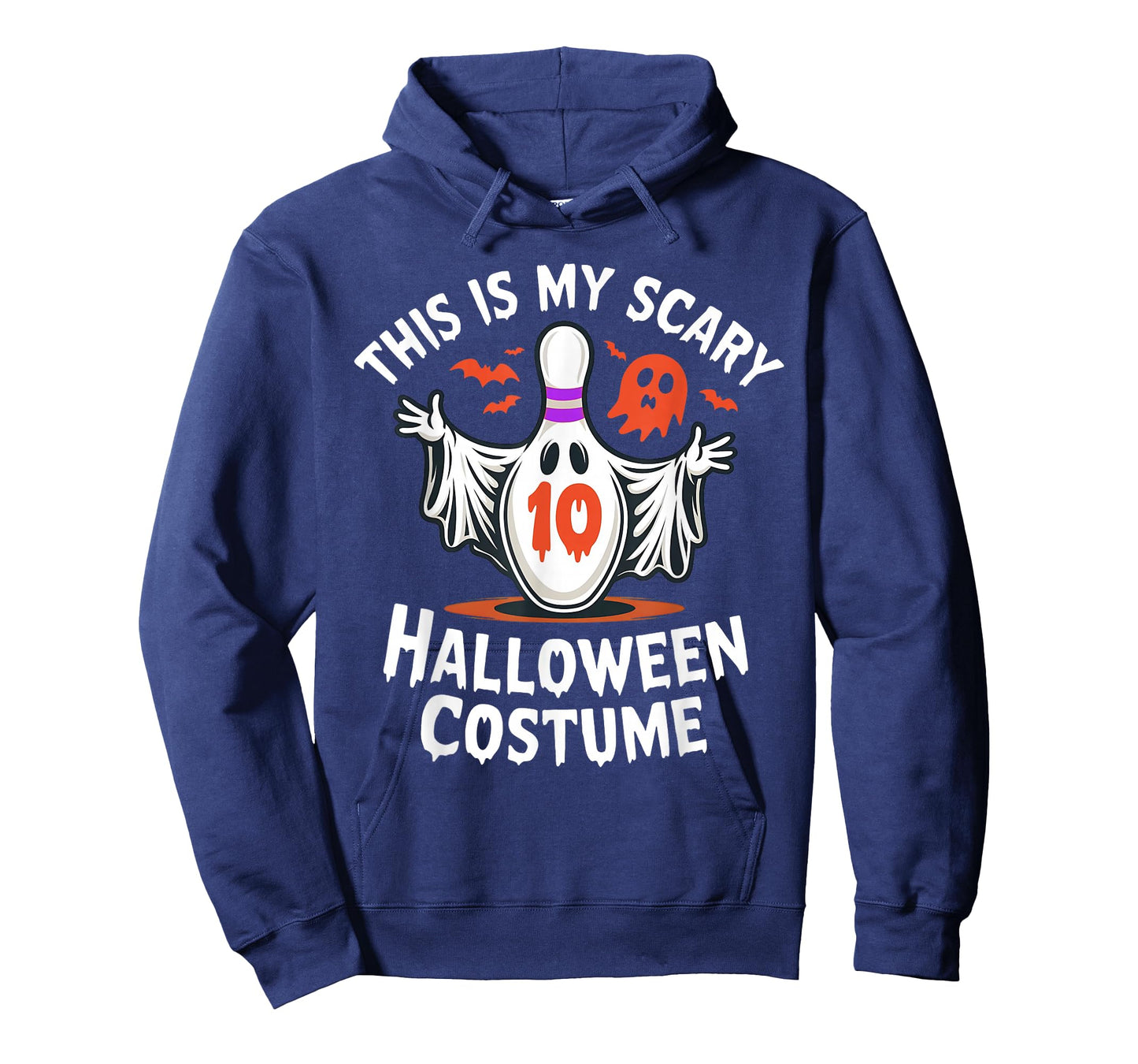 This is My Scary Halloween Costume Bowling Ghost Pin 10 T-Shirt