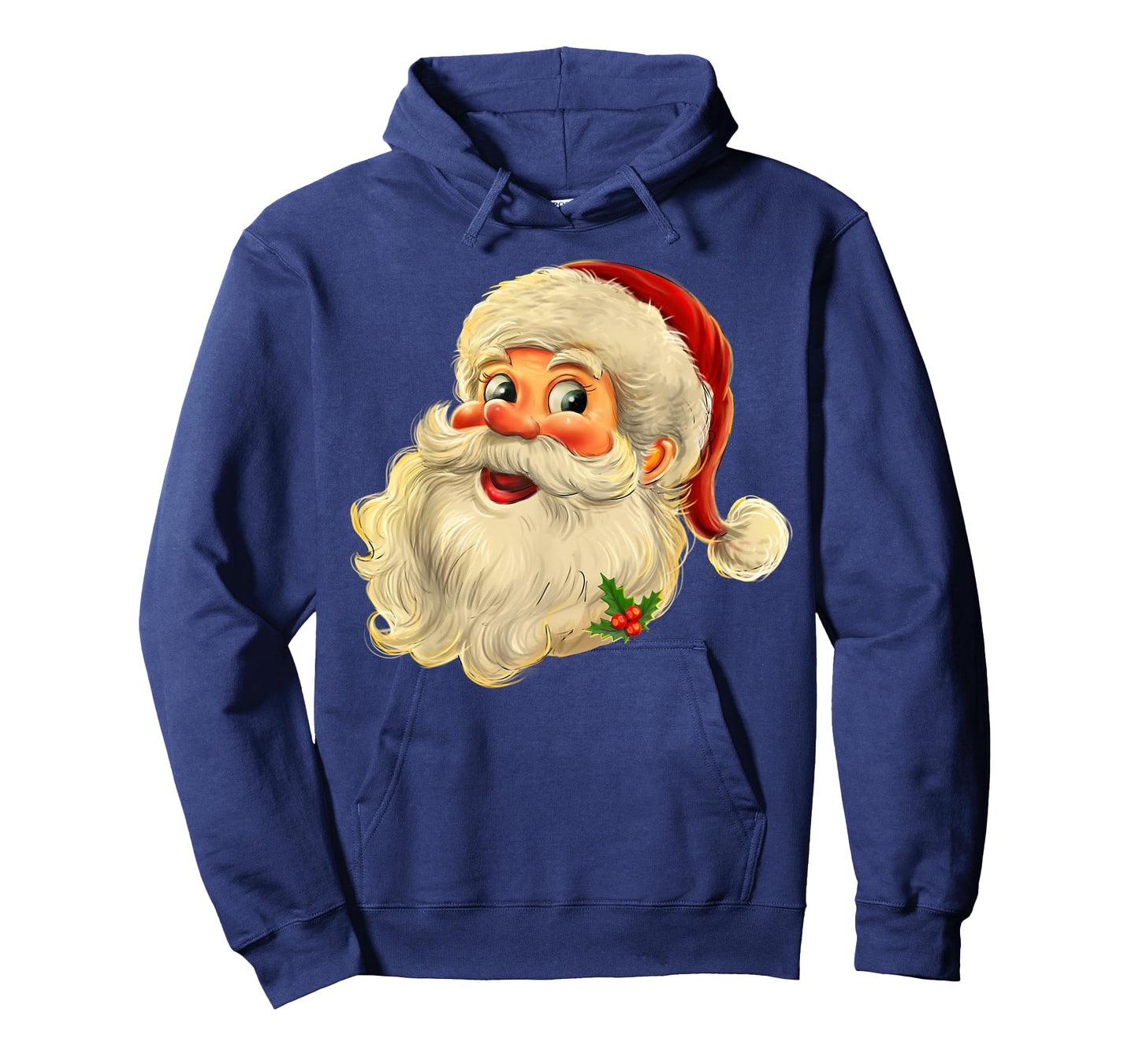 Vintage Christmas Santa Claus Face Men Women Kids Family T-Shirt