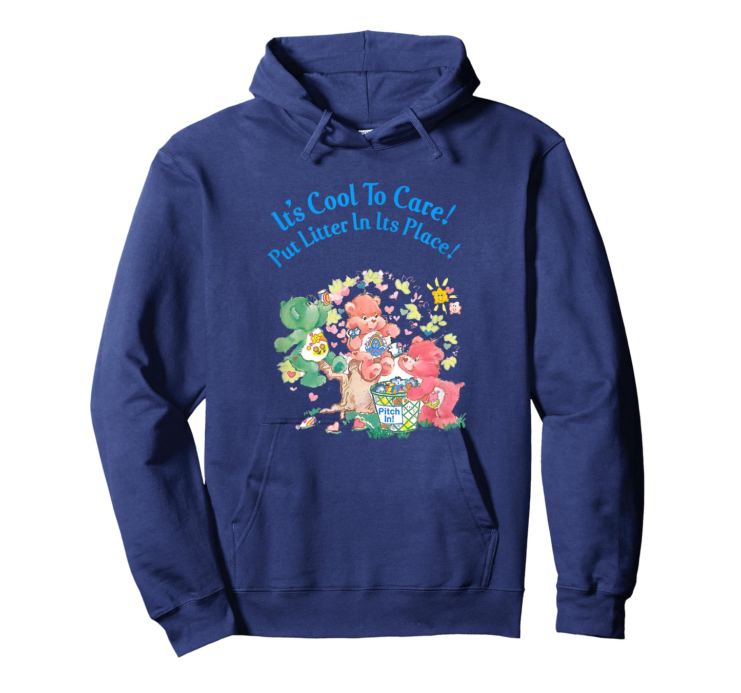 Care Bears It's Cool to Care Earth Day Retro Cartoon T-Shirt