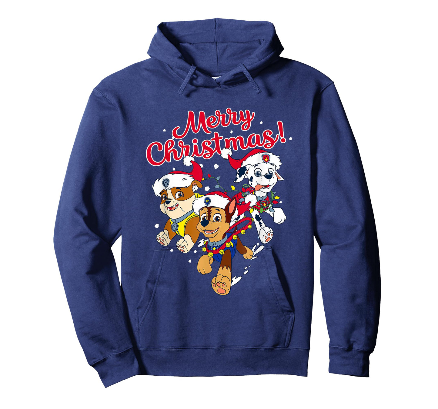 Paw Patrol Rubble Marshall Chase Merry Christmas T-Shirt
