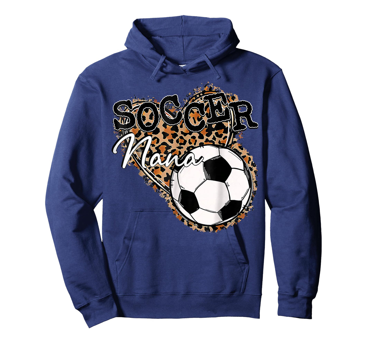 Soccer Nana Leopard Mother's Day T-Shirt