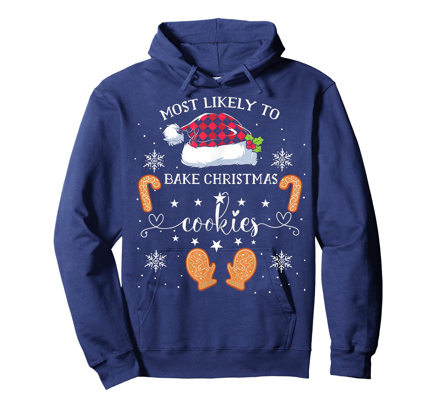 Most Likely To Bake Christmas Cookies Funny Baker Christmas T-Shirt