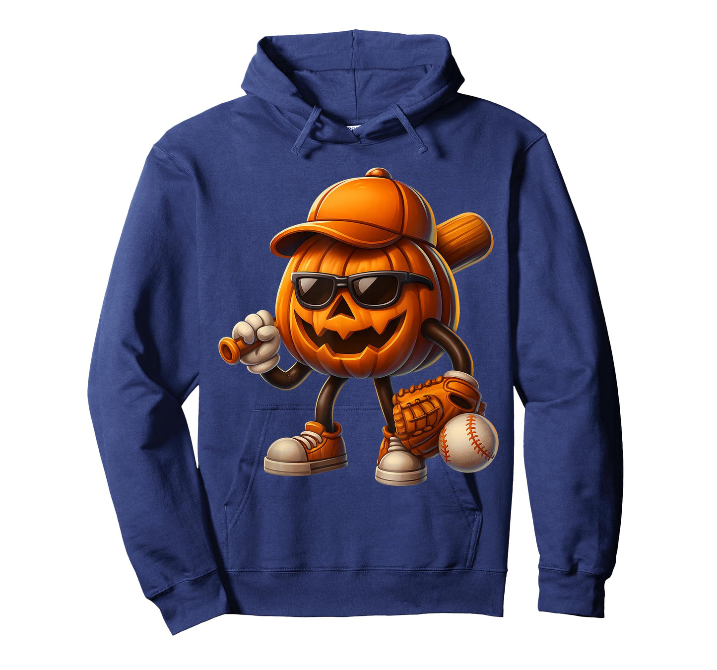 Spooky Jack O lantern Baseball Halloween Costumes Mens Boys T-Shirt