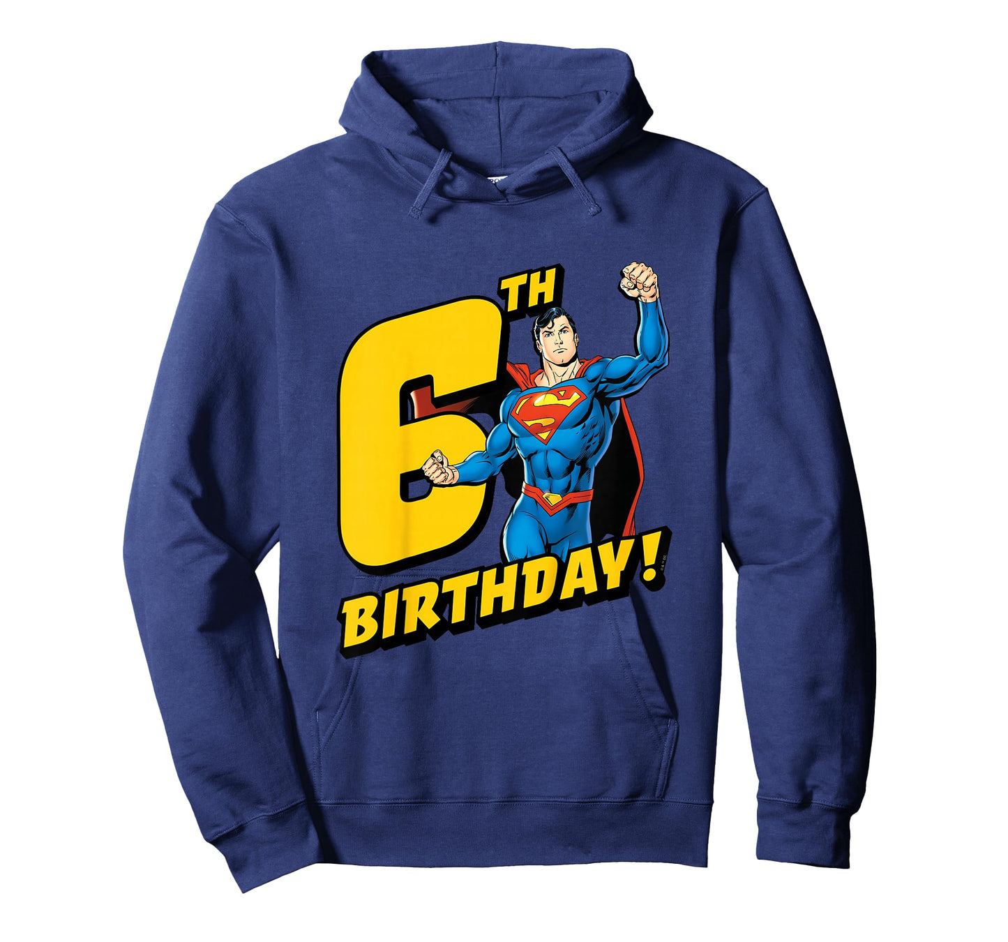 Kids Superman 6th Birthday T-Shirt