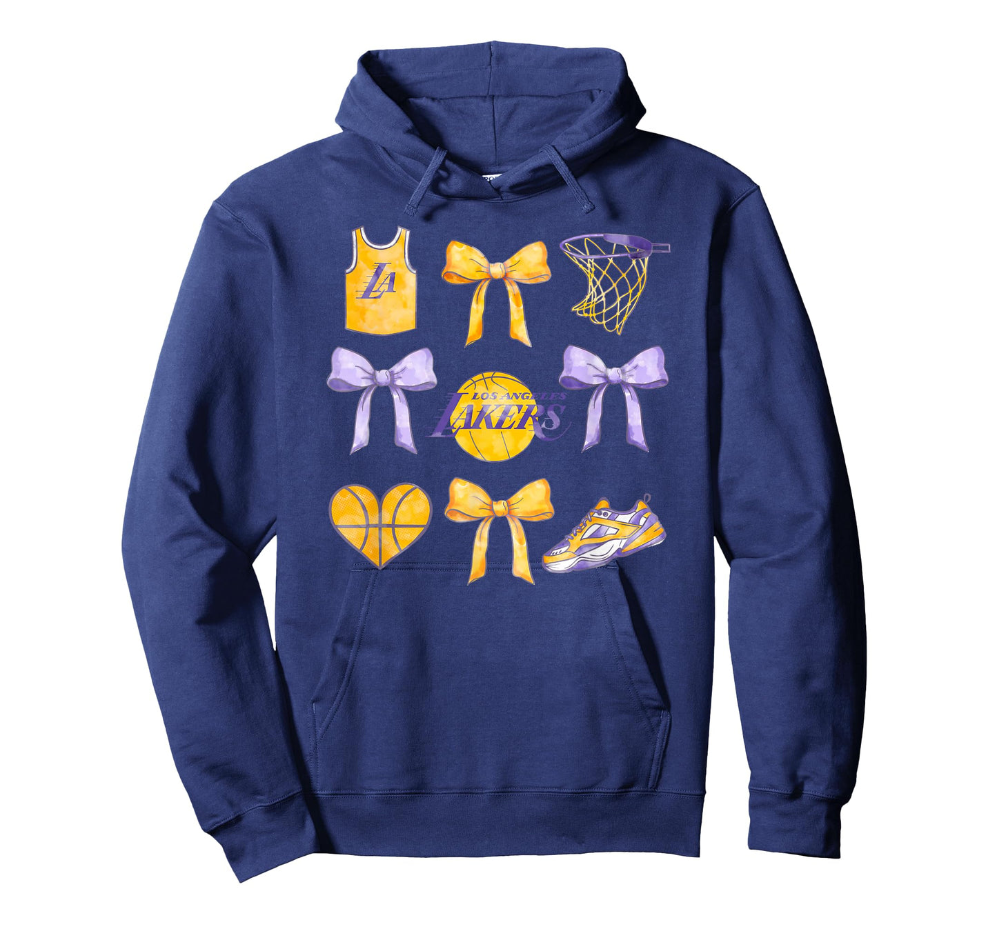 NBA Los Angeles Lakers Bow Grid T-Shirt