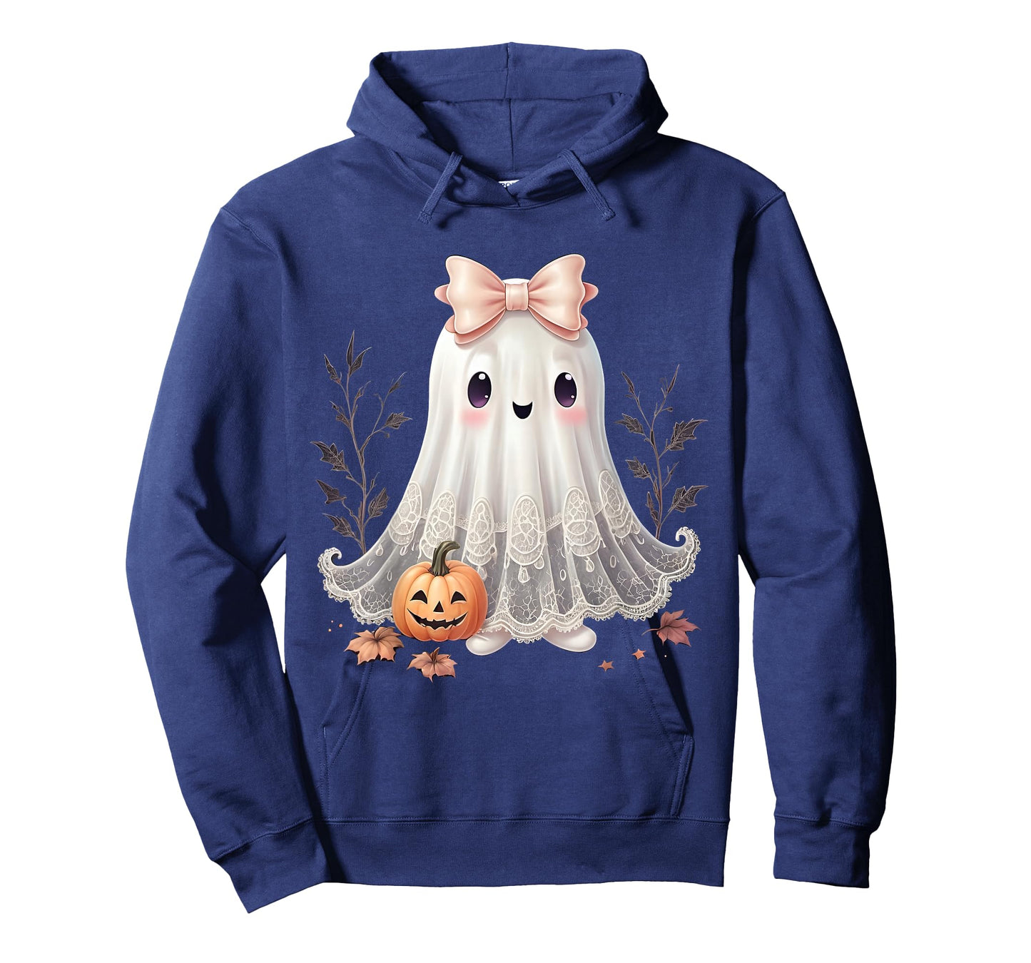 Lace Ghost Halloween Coquette Bow Vintage Women Girls T-Shirt