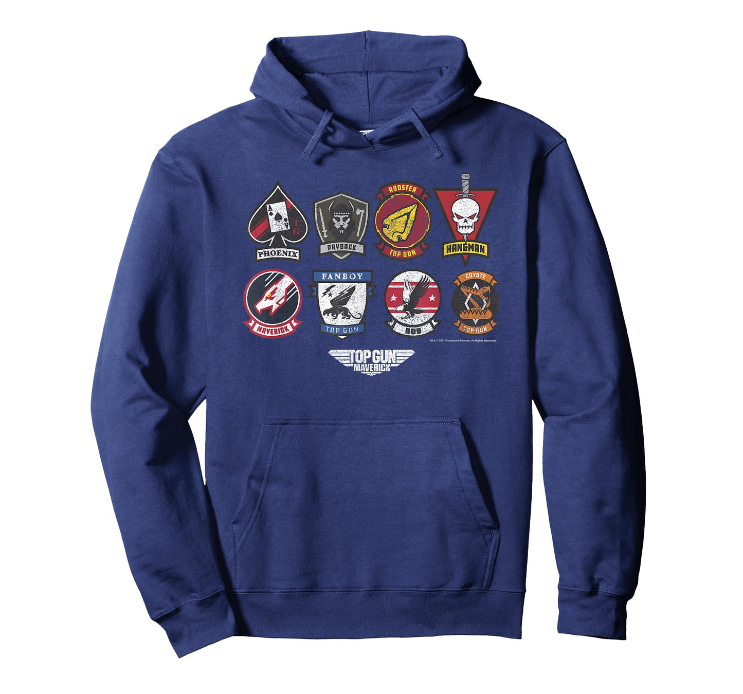 Top Gun Maverick Badge Layout Group Shot T-Shirt