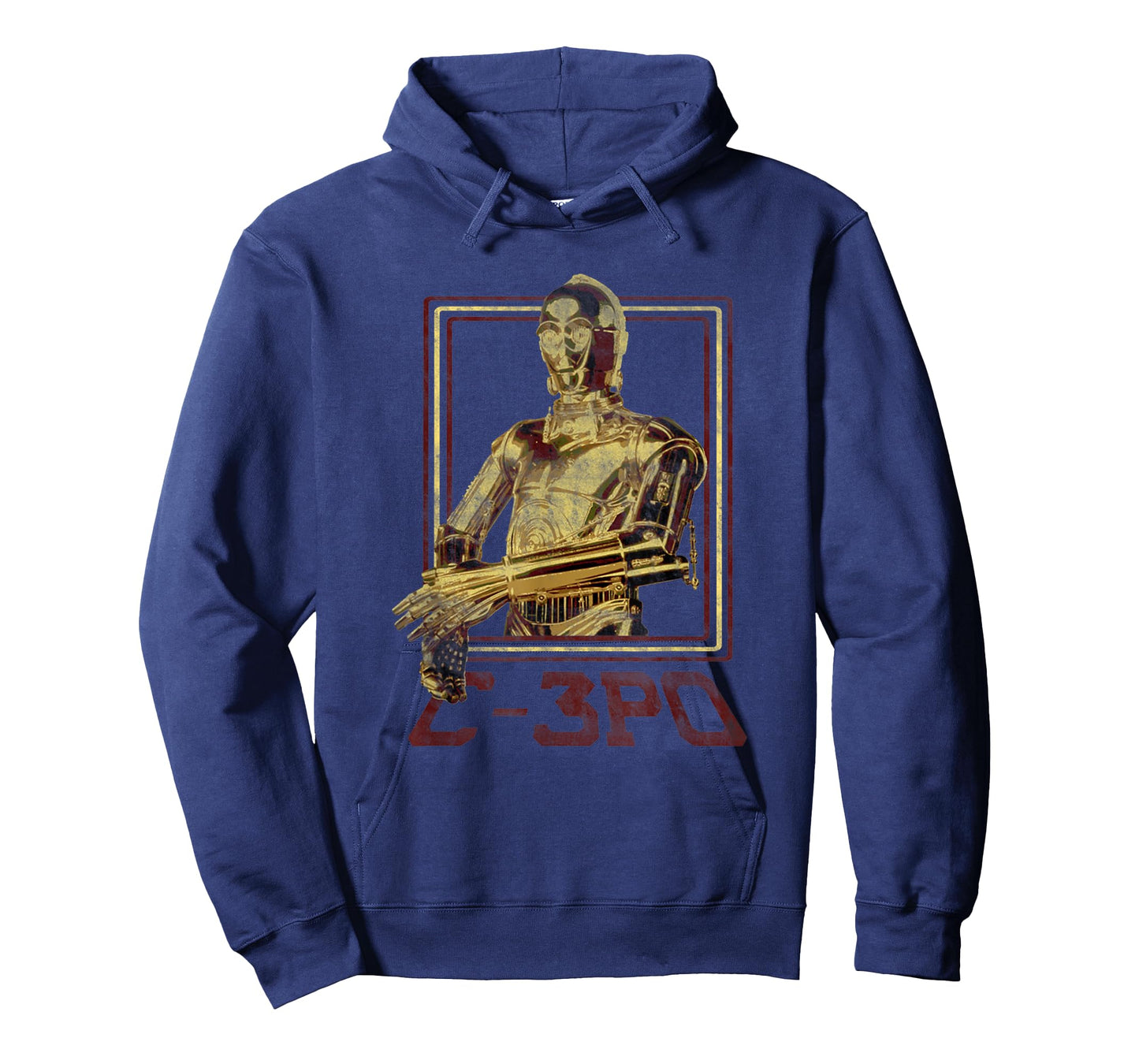 Star Wars Classic C-3PO Vintage Droid Retro Box Portrait T-Shirt