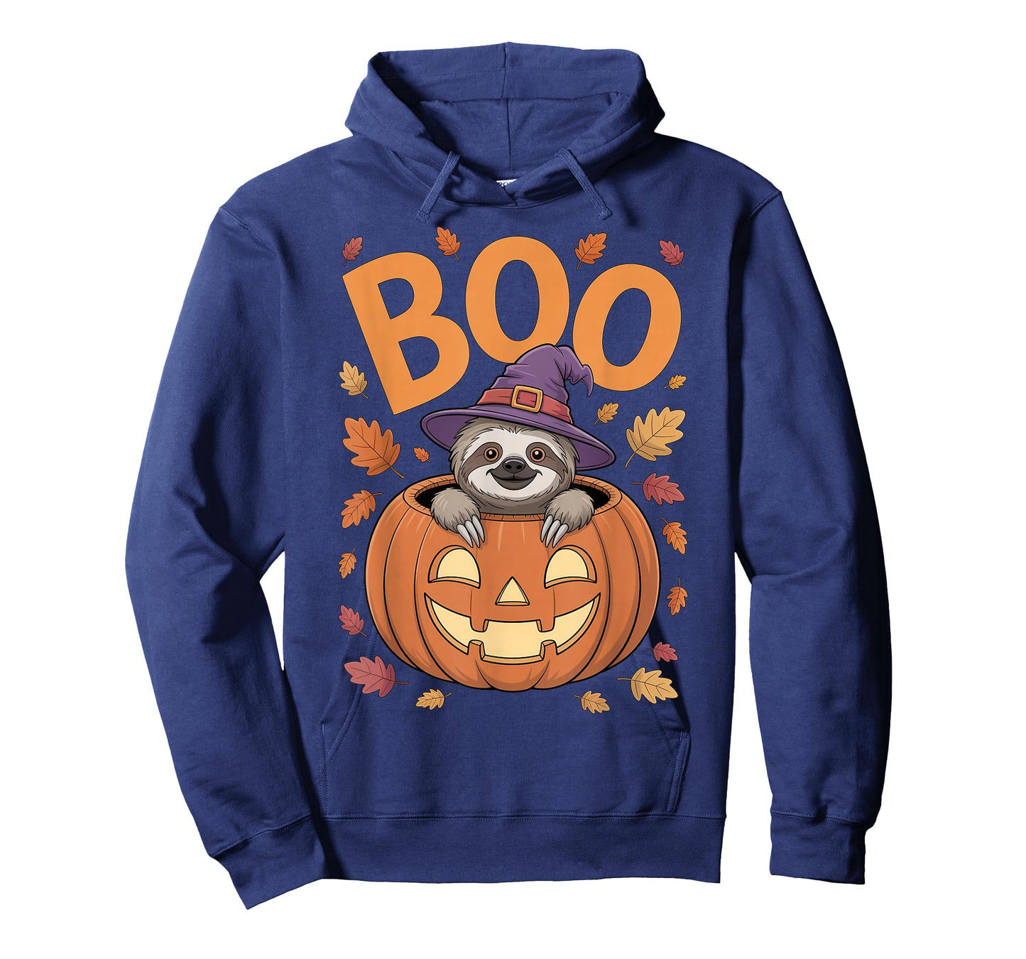 Sloth Costume on Pumpkin Halloween Sloth T-Shirt