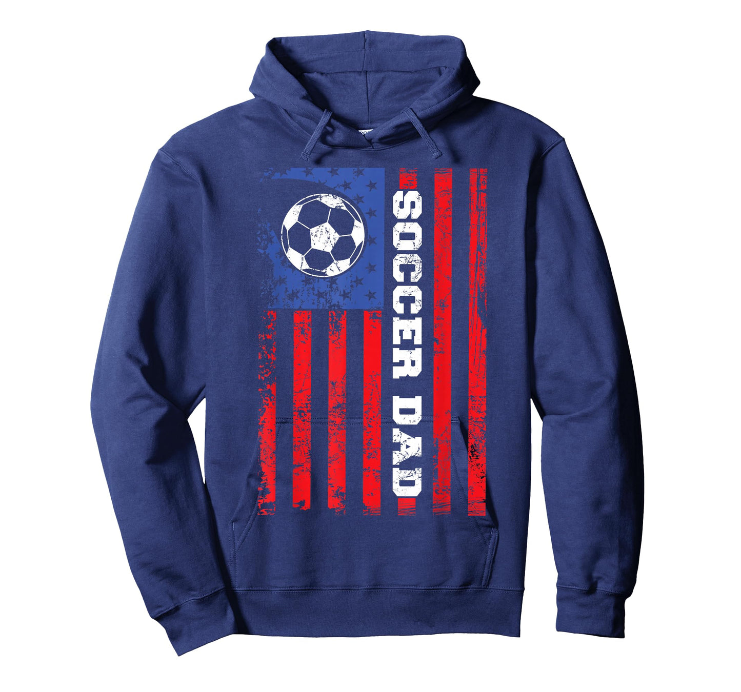 Soccer Dad USA Flag All American Fathers T-Shirt
