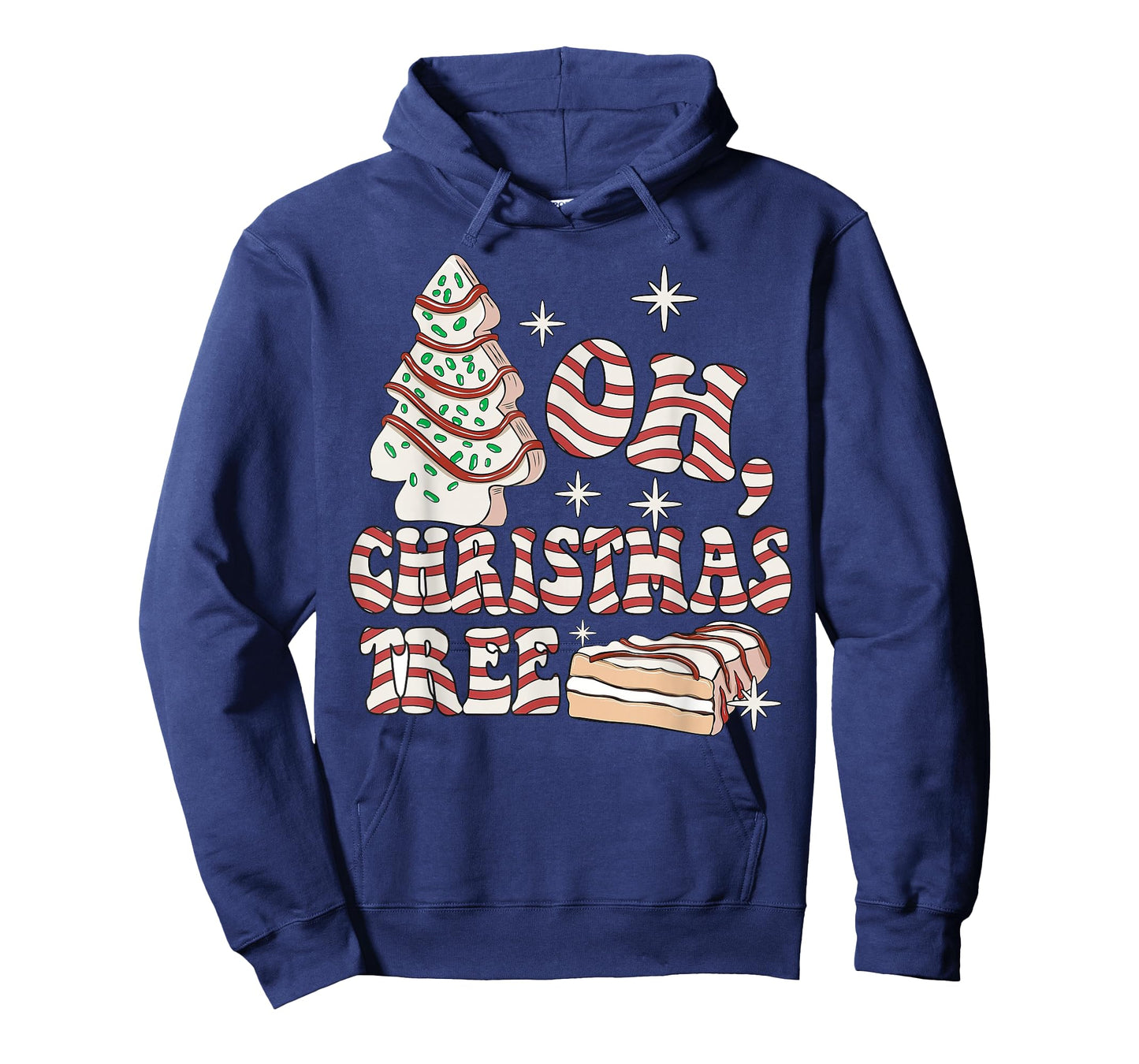 Groovy Oh Christmas Tree Cakes Debbie Becky Jen Cake Lovers T-Shirt