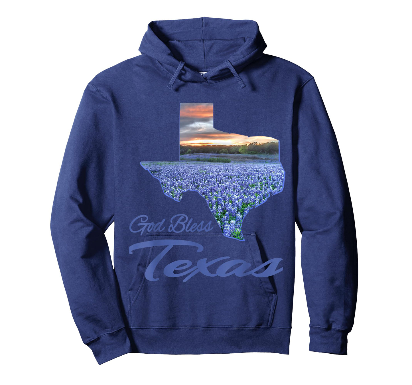 Christian, Texas Bluebonnet State Pride, God Bless Texas T-Shirt