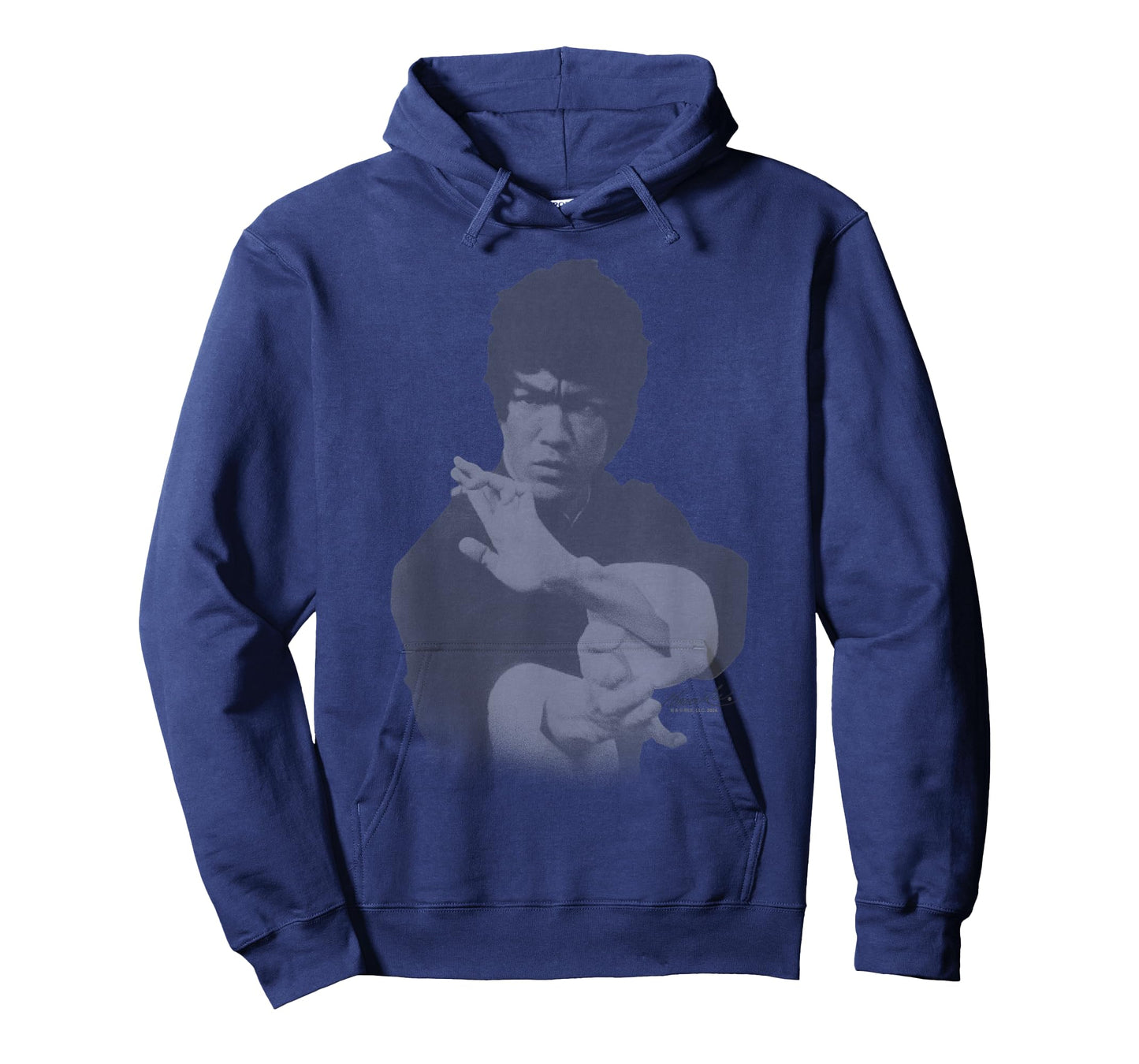 Bruce Lee Back And White Vintage Distressed Portrait T-Shirt
