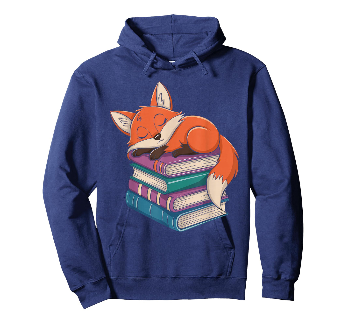 Fox Reading Book Pajama Sleep T-Shirt