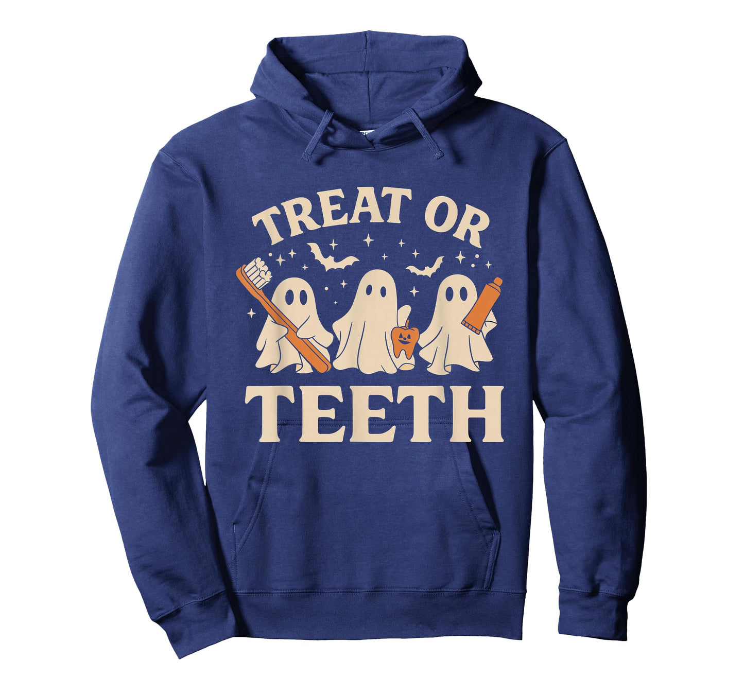 Trick Or Teeth Funny Dental Halloween Dentist Crew Costume T-Shirt