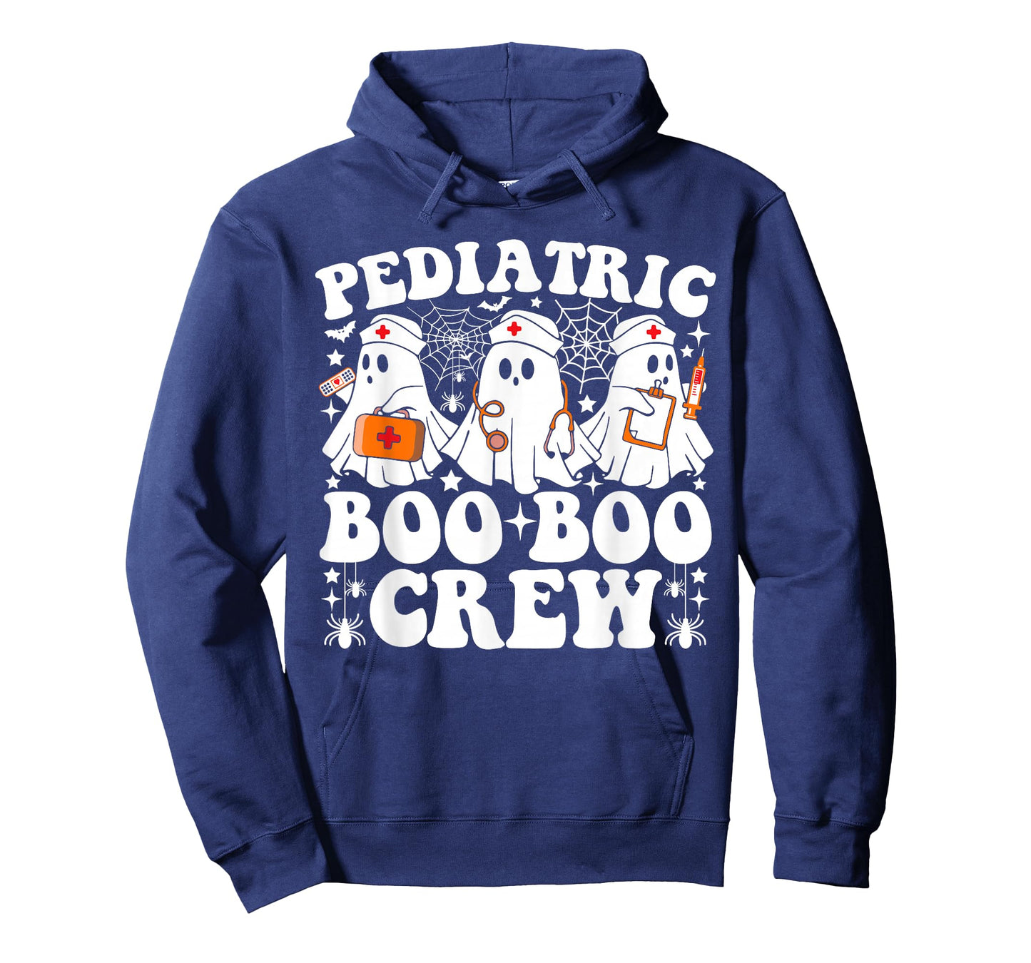 Pediatric Boo Boo Crew Nurse Funny Ghost Halloween Nurse T-Shirt