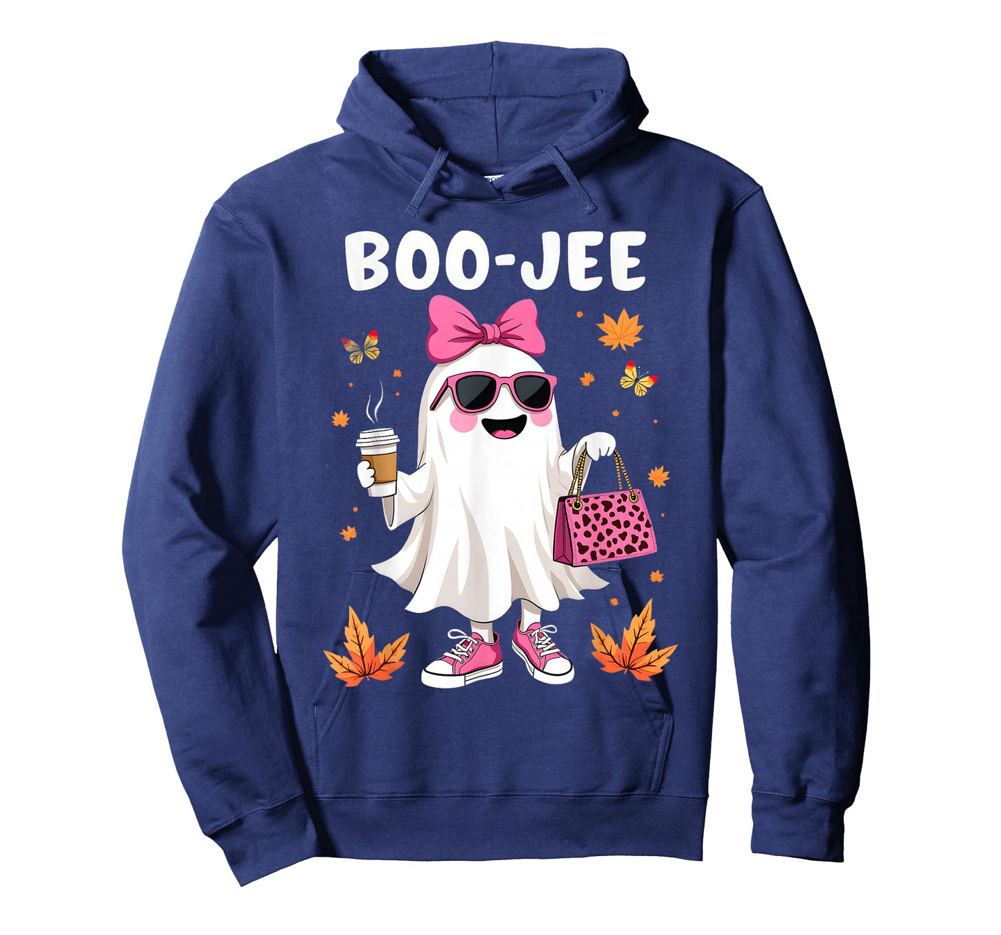 Funny Boo-Jee Ghost Halloween Boo Jee Ghost Coffee Cup Fall T-Shirt
