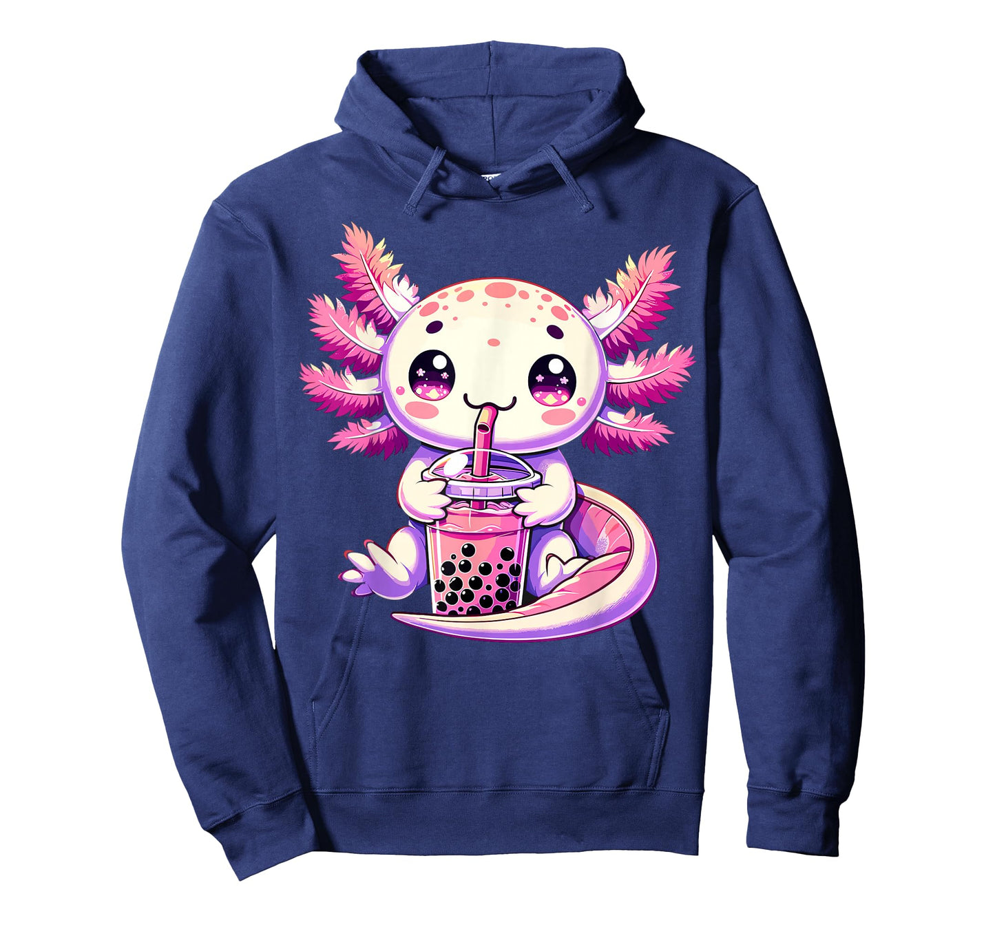 Axolotl Boba Tea Bubble Tea Anime Cute Kawaii Axolotl T-Shirt
