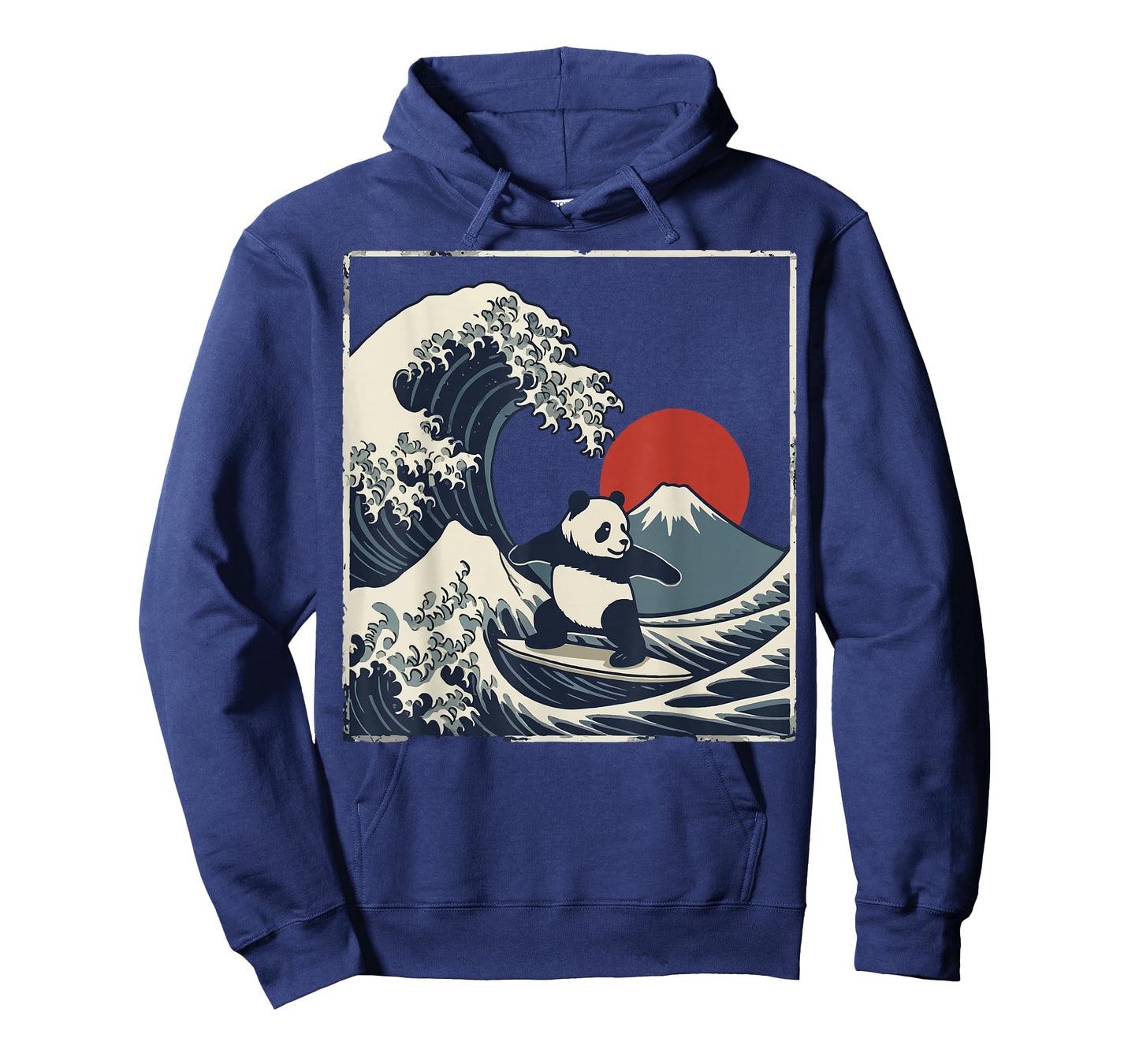 Panda Surfing Japanese Wave Great Wave T-Shirt