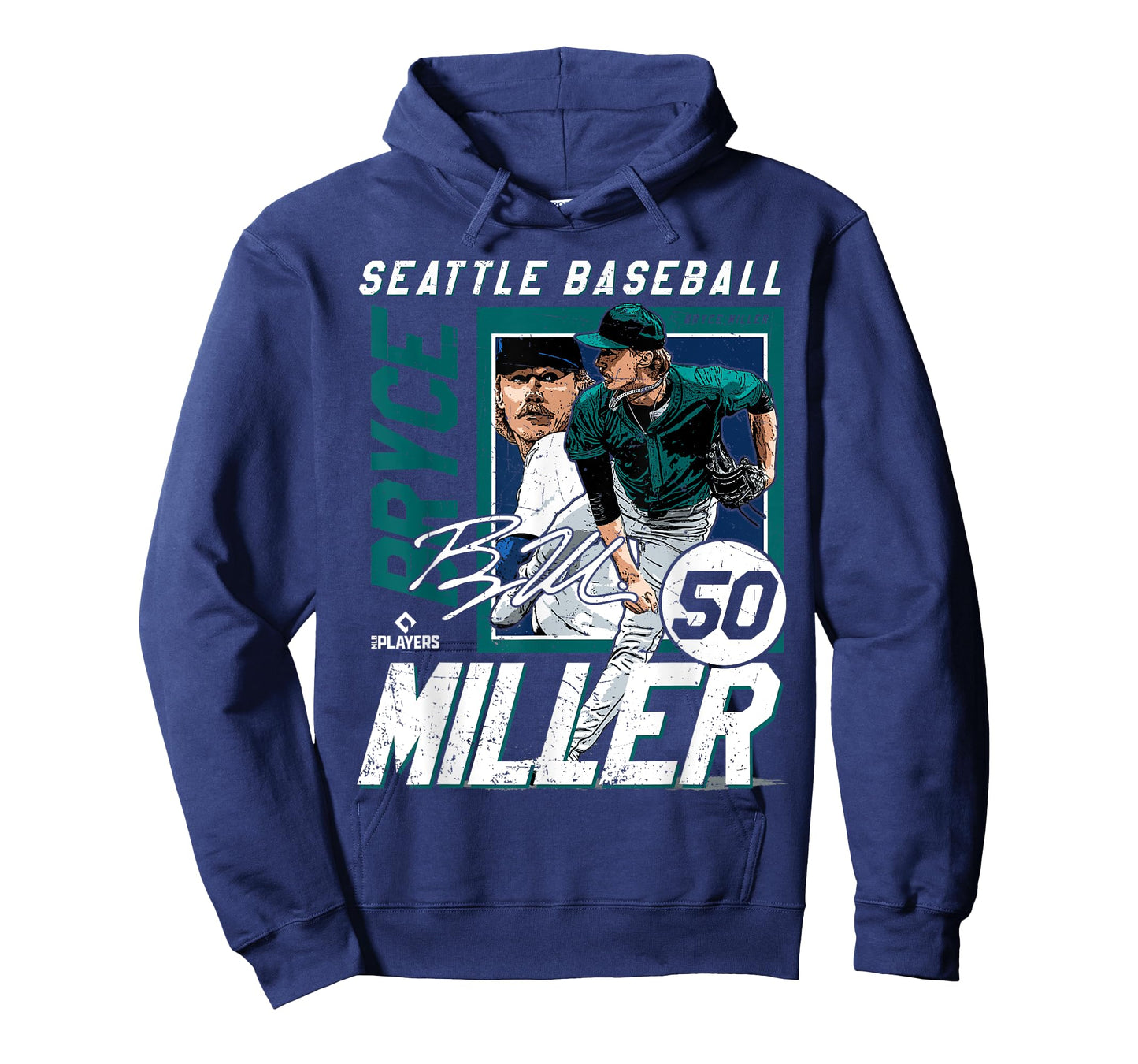 Bryce Miller | Seattle MLB Baseball Player | MLBBMI203M T-Shirt