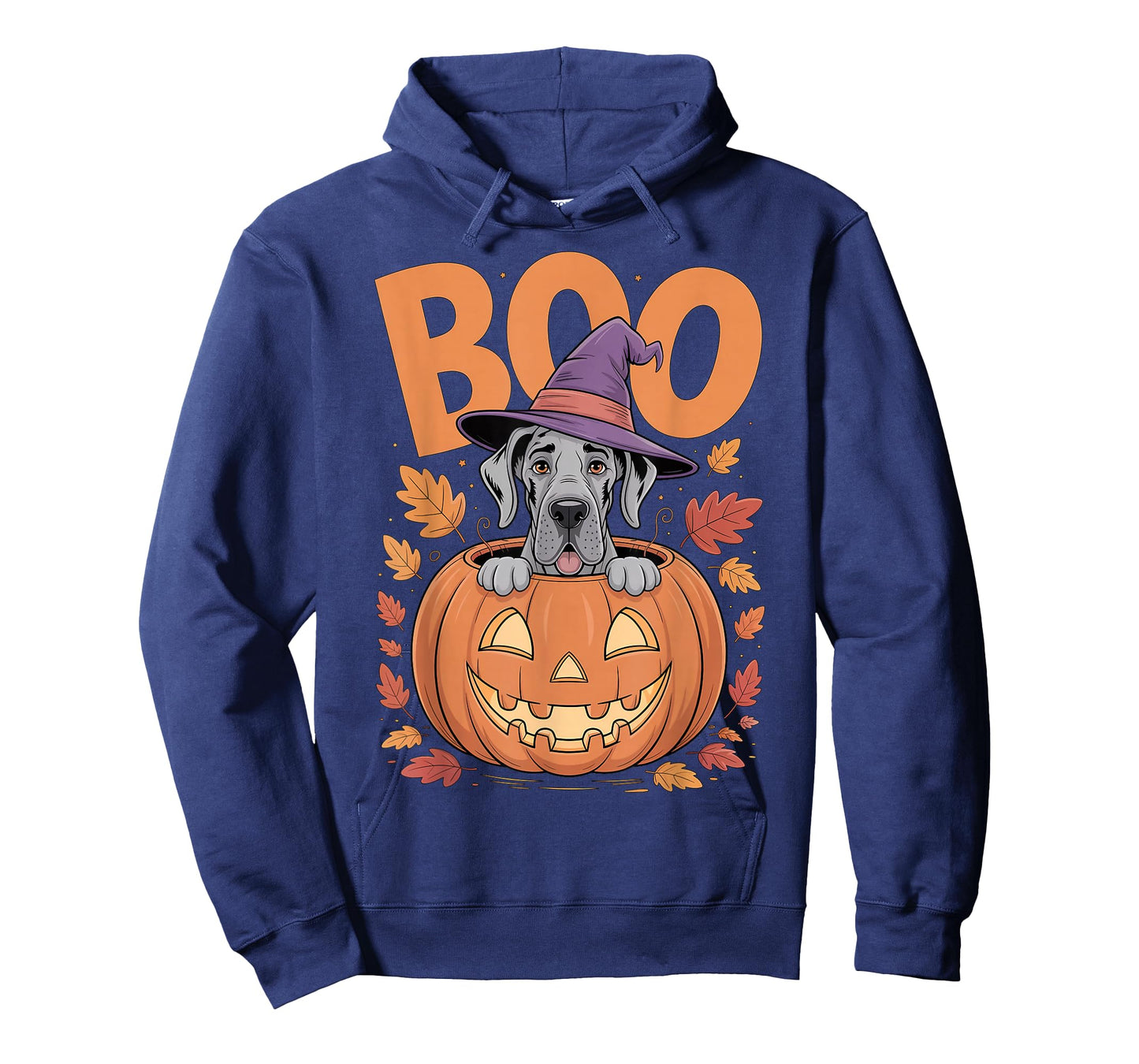 Great Dane Costume on Pumpkin Halloween Great Dane T-Shirt
