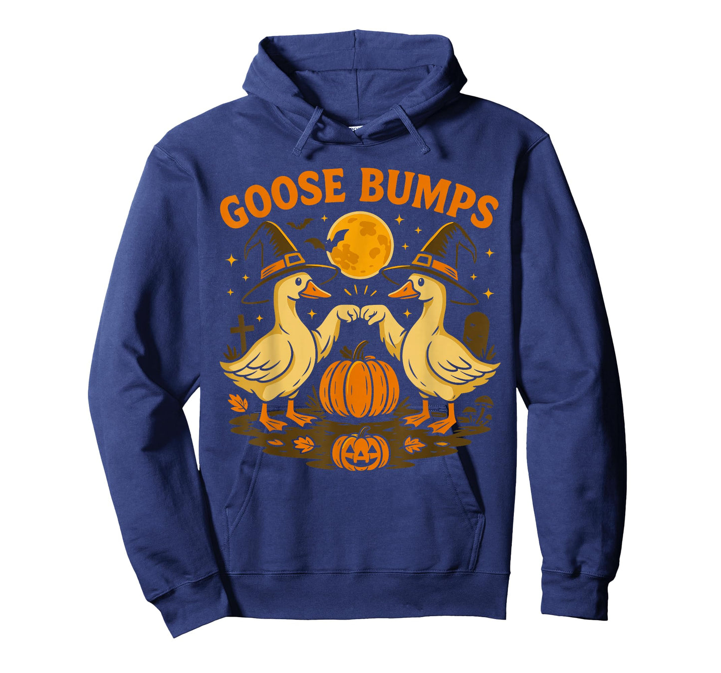 Cute Spooky Goose Shirt, Funny Halloween Goose Bumps T-Shirt