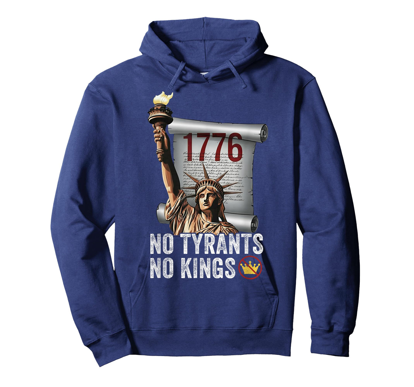 No Tyrants No Kings Liberty 1776 Patriotic T-Shirt