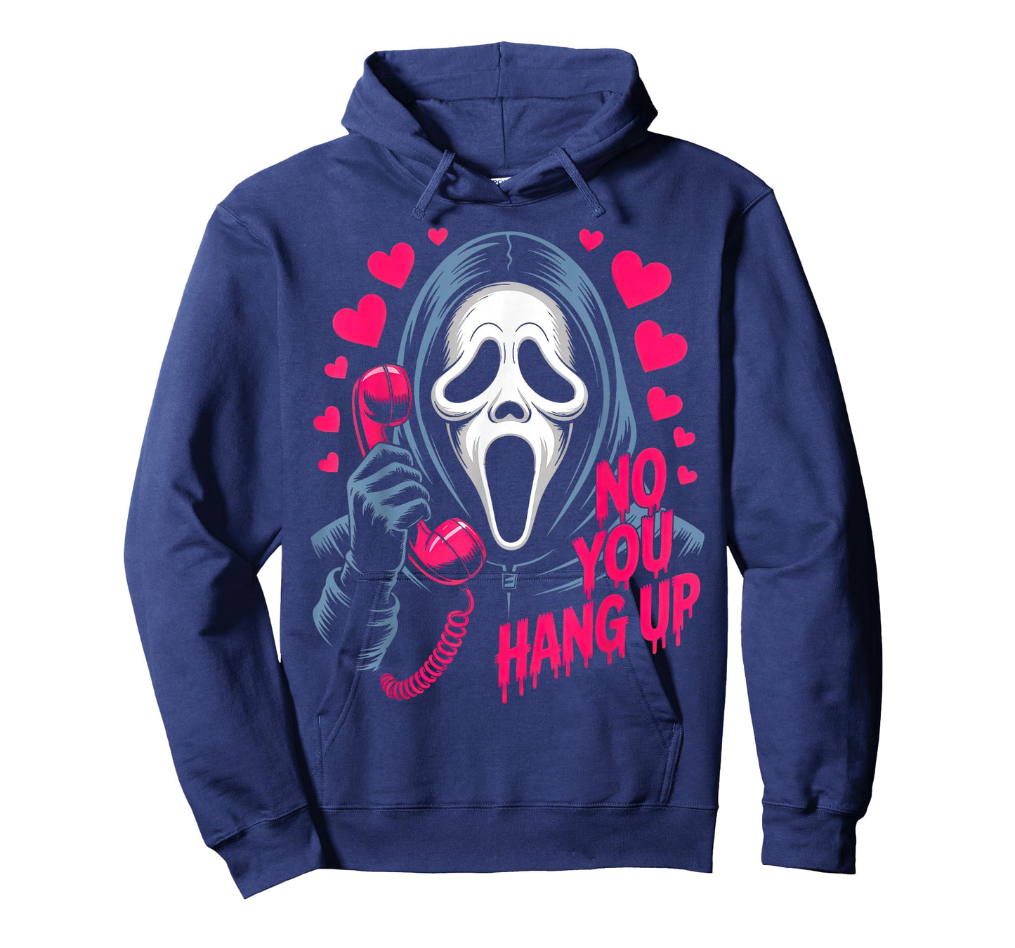 No You Hang Up Ghost Calling Horror Romantic Halloween T-Shirt