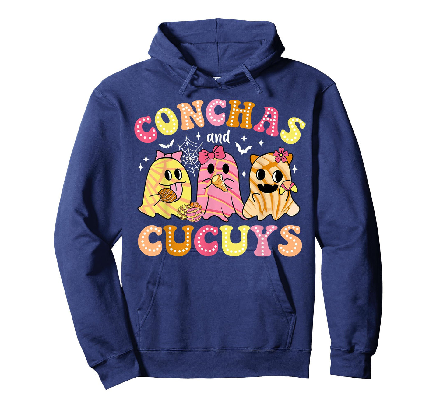 Cute Conchas And Cucuys Ghost Funny Halloween Mexican Ghost T-Shirt