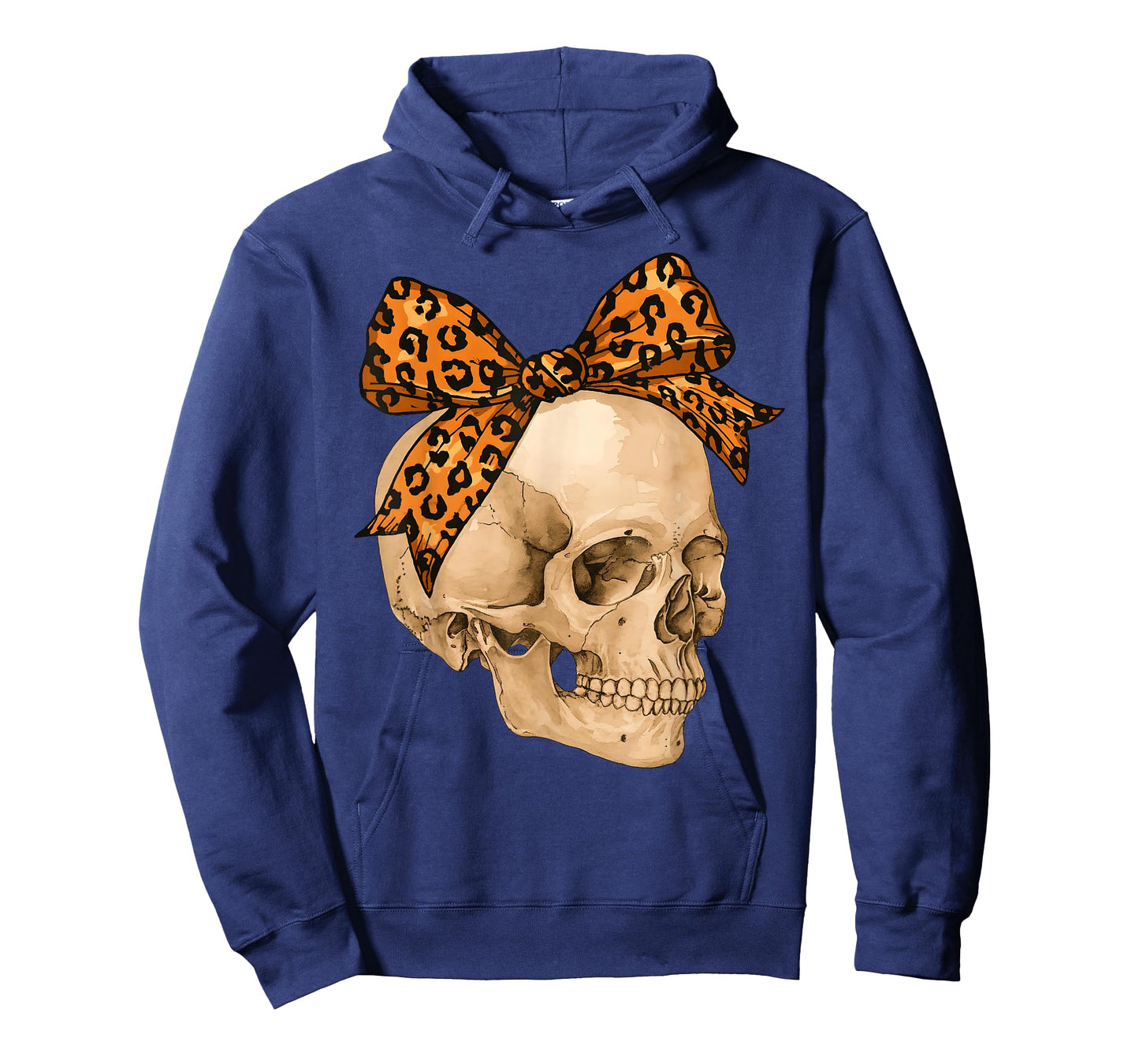 Halloween Skull Leopard Coquette Bow Skeleton Girl Women T-Shirt