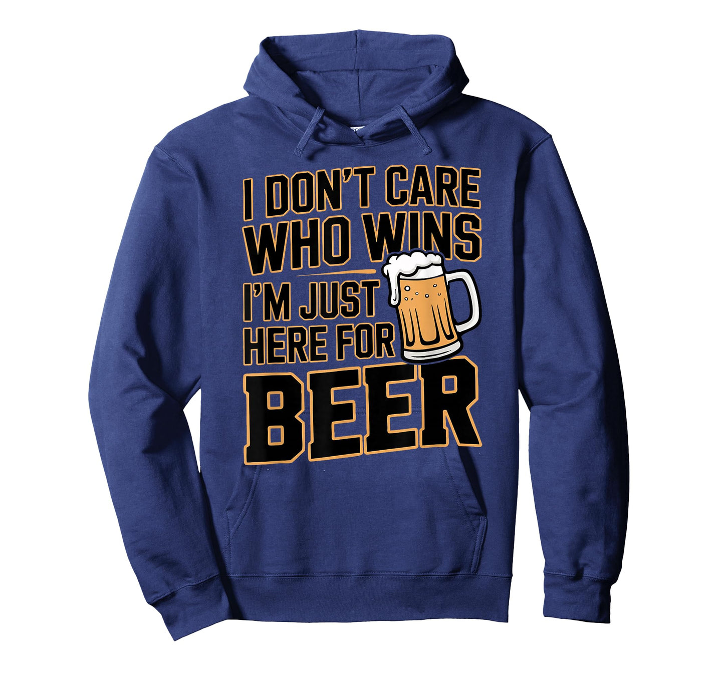 Football Party Fan Humor I Don’t Care Who Wins Beer T-Shirt