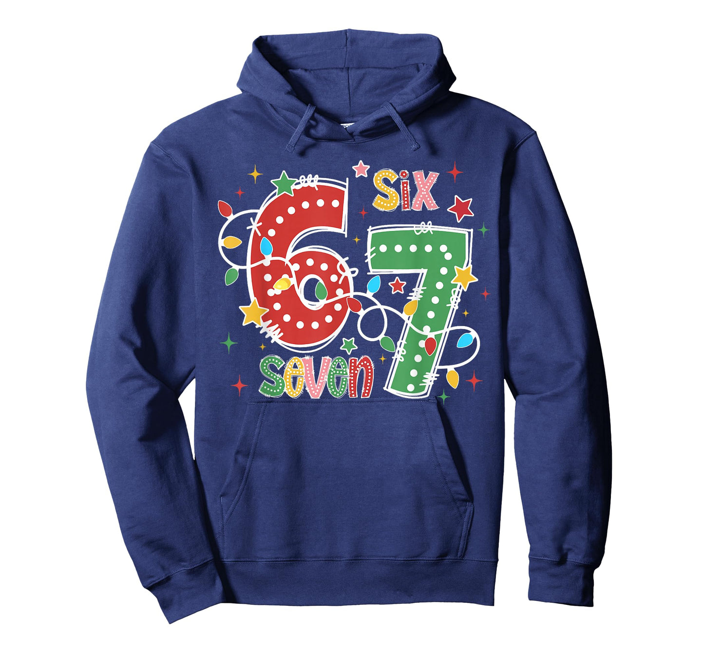67 Christmas 6 7 Meme Pajamas Holiday Gen Alpha Slang T-Shirt