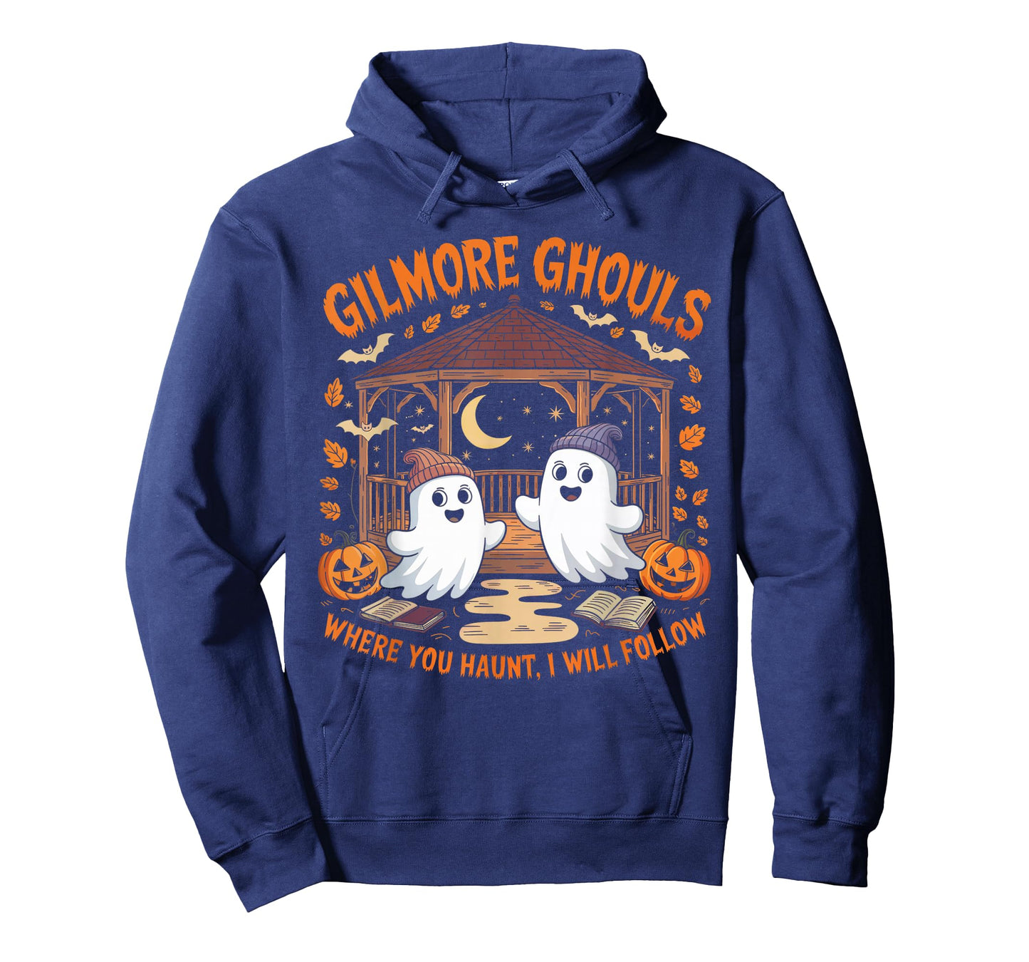 Gilmore Ghouls Where You Haunt I Will Follow Halloween Ghost T-Shirt