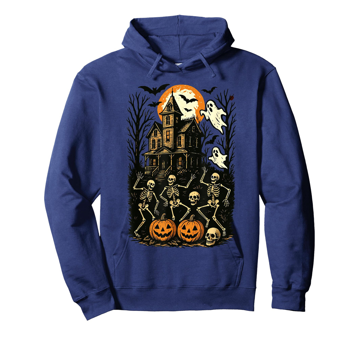 Halloween Skeleton Haunted House Spooky Dancing Skeleton T-Shirt
