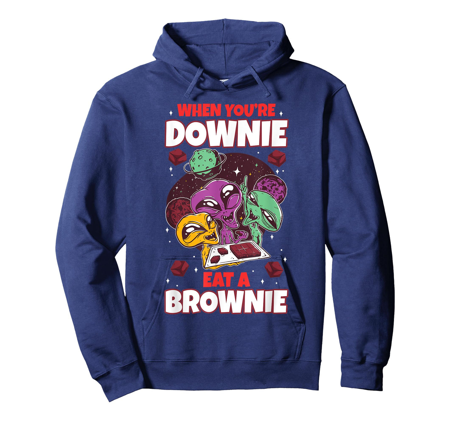 Eat chocolate brownie alien extraterrestrial space sweets T-Shirt