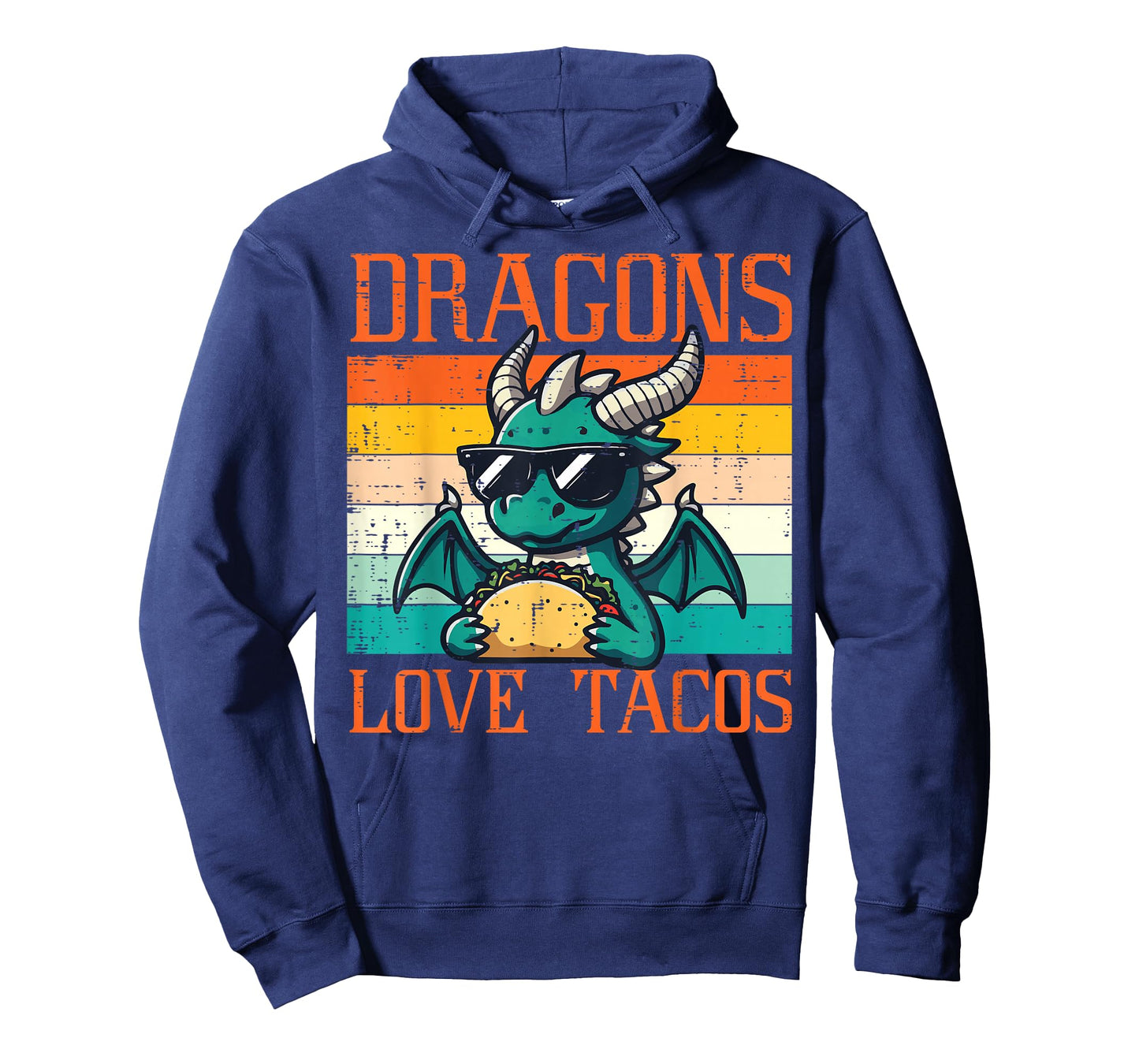 Dragons Love Tacos Funny Mexican Food Fiesta Men Women Kids T-Shirt