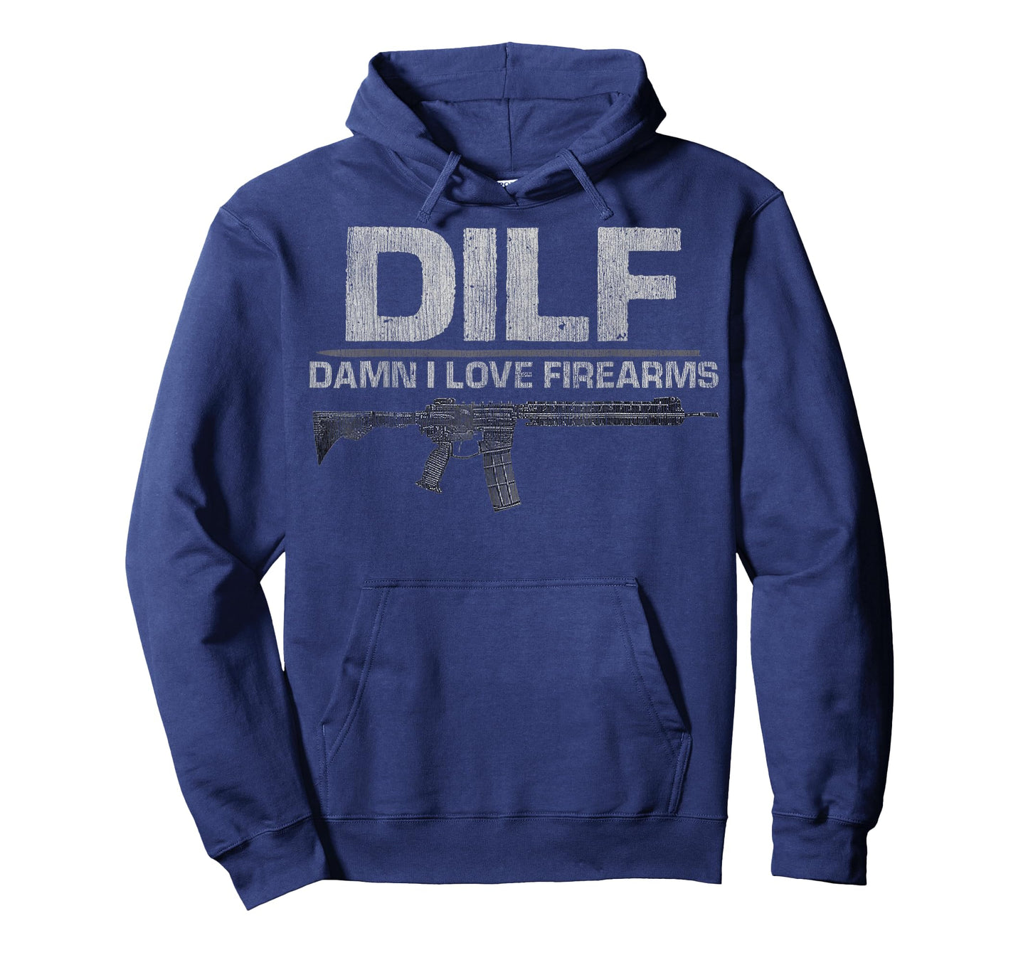 Mens DILF Damn I Love Firearms Funny T-Shirt T-Shirt