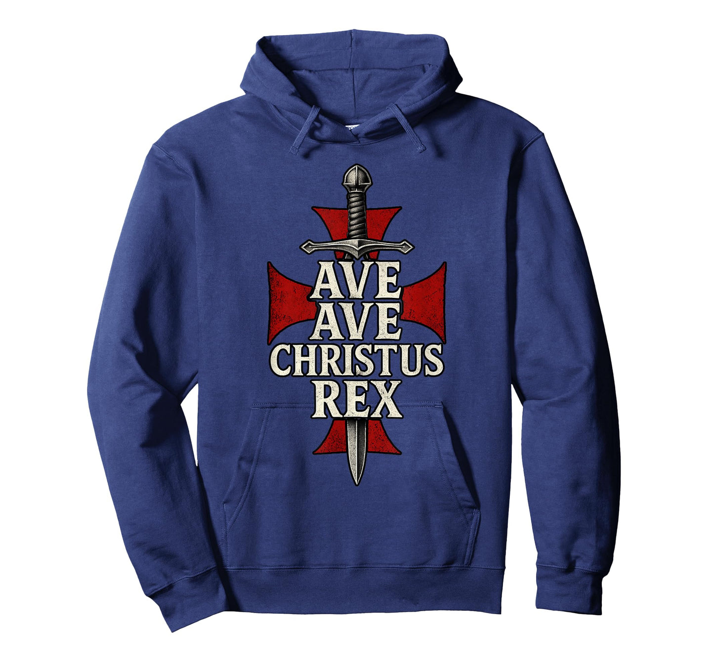 Ave Christus Rex – Powerful Catholic Faith Graphic Apparel T-Shirt