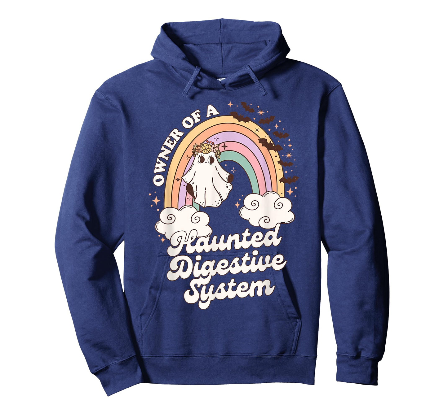 Retro Owner of A Haunted Digestive System Ghost Halloween T-Shirt