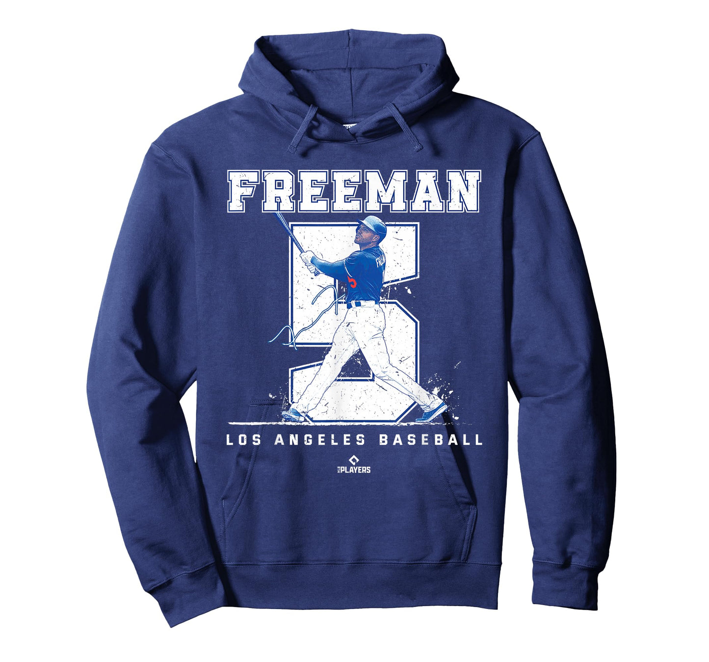 Number and Portrait Freddie Freeman Los Angeles MLBPA T-Shirt