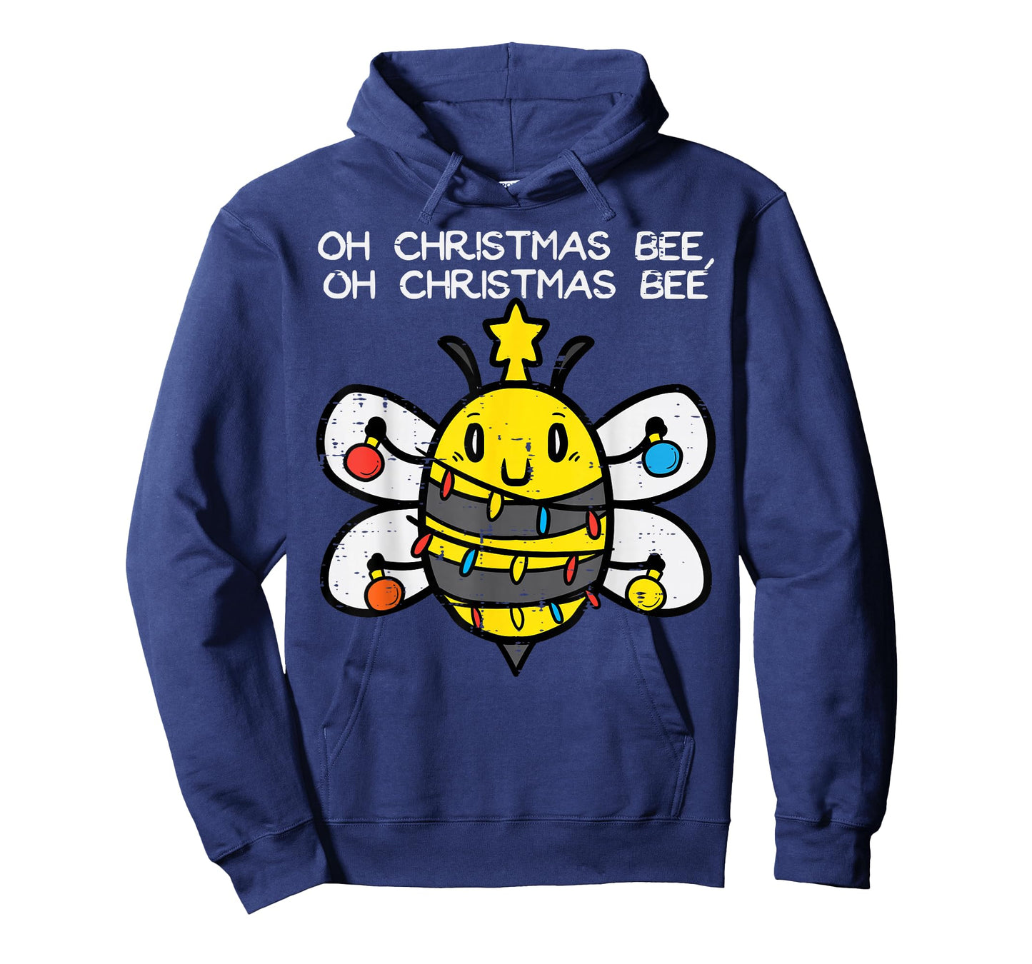Funny Oh Christmas Bee Xmas Lights Men Women Boys Girls Kids T-Shirt