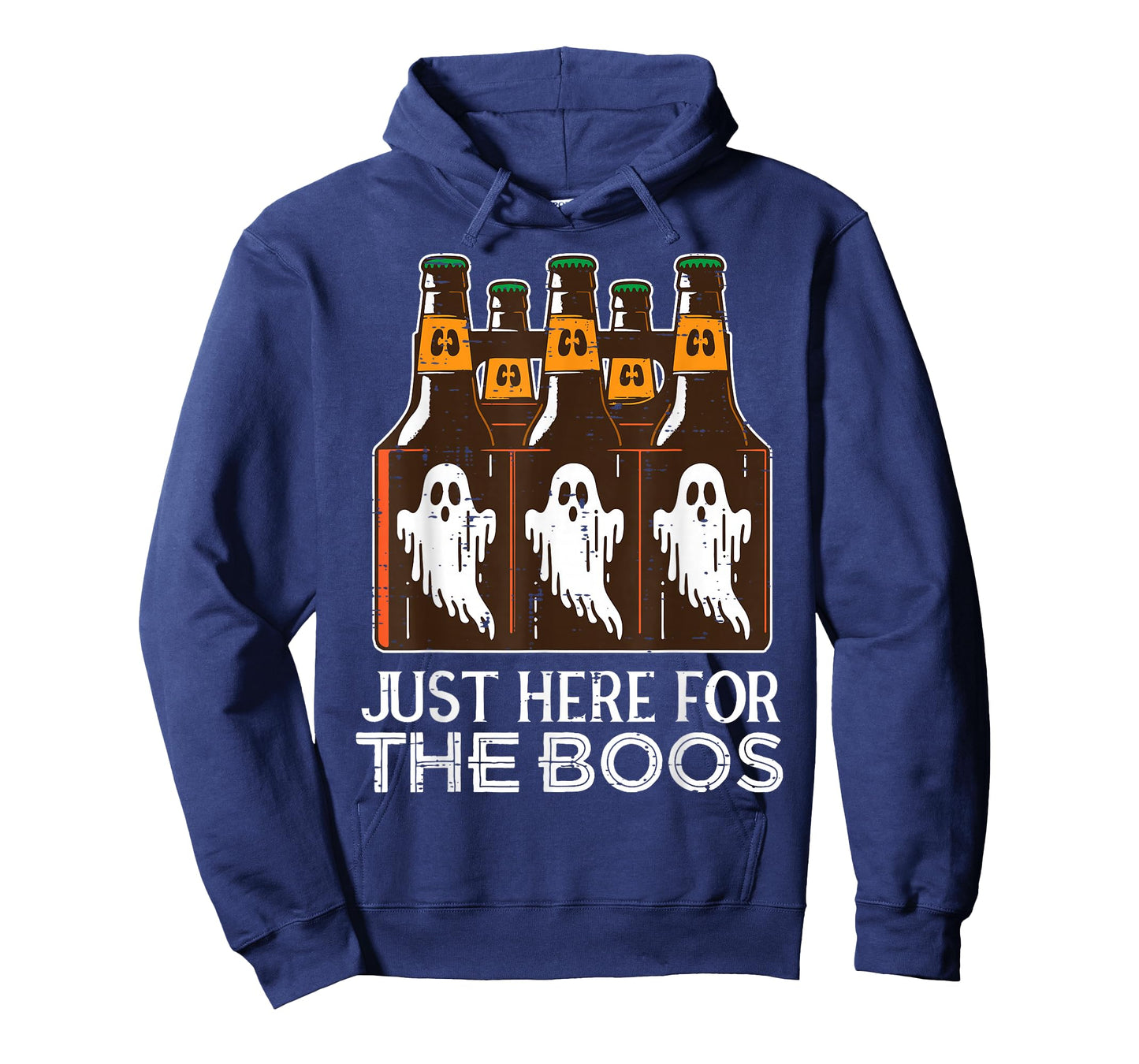 Just Here for Boos Ghost Bottles Halloween Costume Men Women T-Shirt