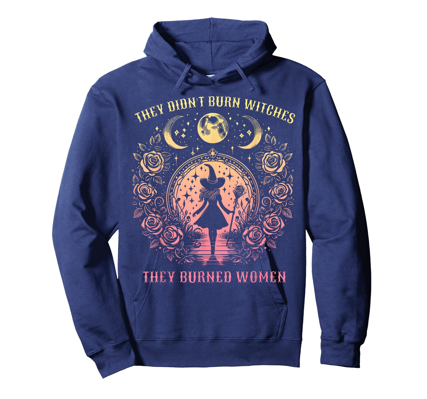 Witch Halloween They Didn't Burn Witches They Burned Women T-Shirt