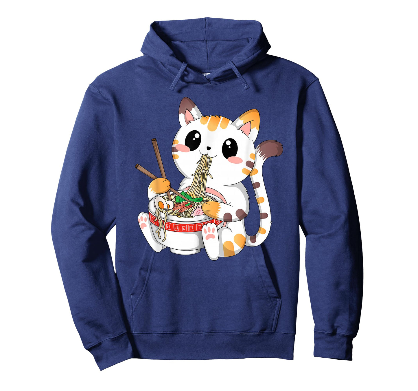 Japanese Anime Cat Ramen Noodles Kawaii Neko Women Men T-Shirt
