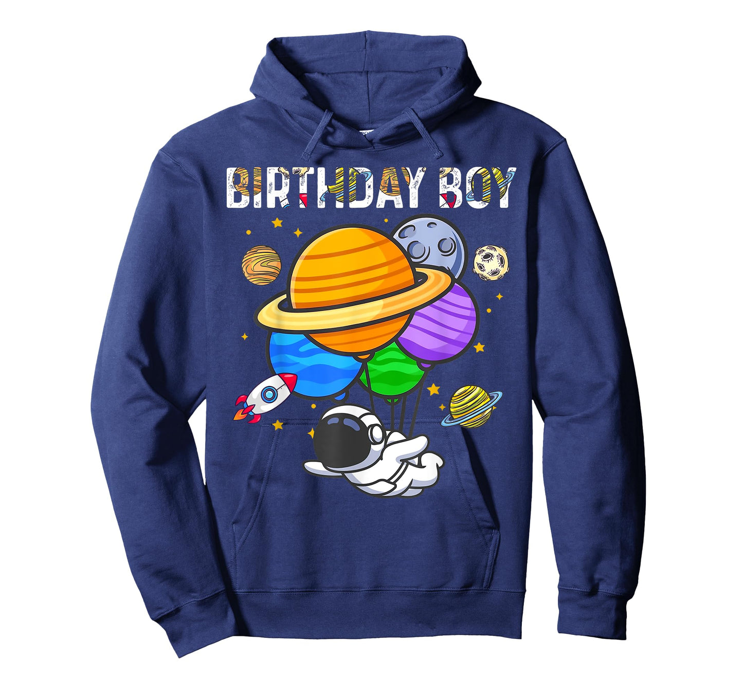 Birthday Boy Astronaut Space Theme Birthday Party Matching T-Shirt