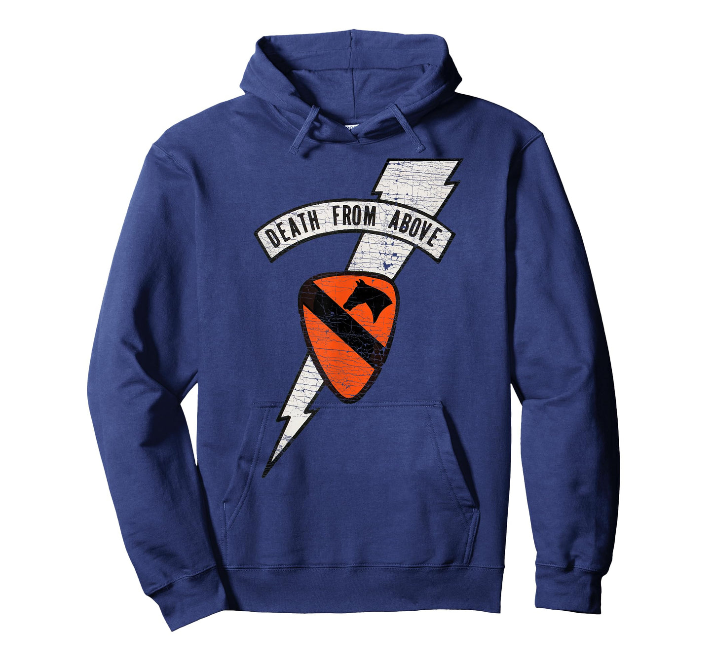 "Death From Above" Air Cavalry Lightning Logo (Distressed) T-Shirt