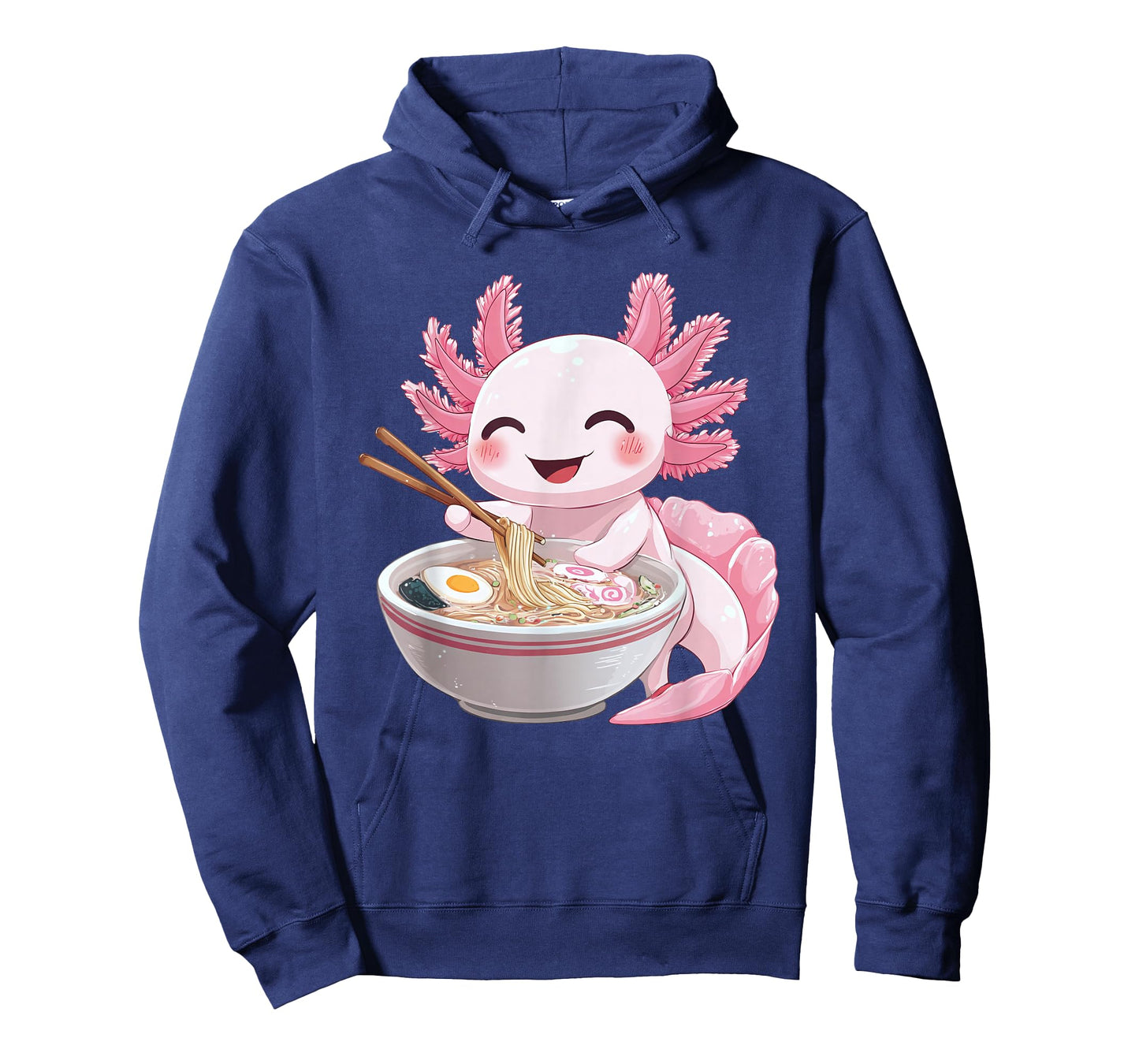 Kawaii Anime Axolotl Ramen T-Shirt