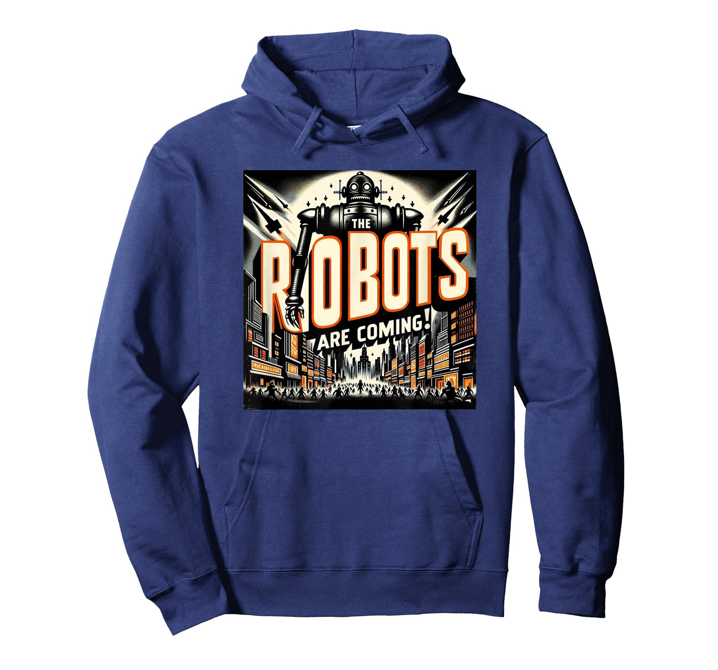 The Robots Are Coming - Classic Style Horror Design T-Shirt